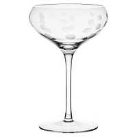 Cheers 4-Piece Coupe Cocktail Glass Set