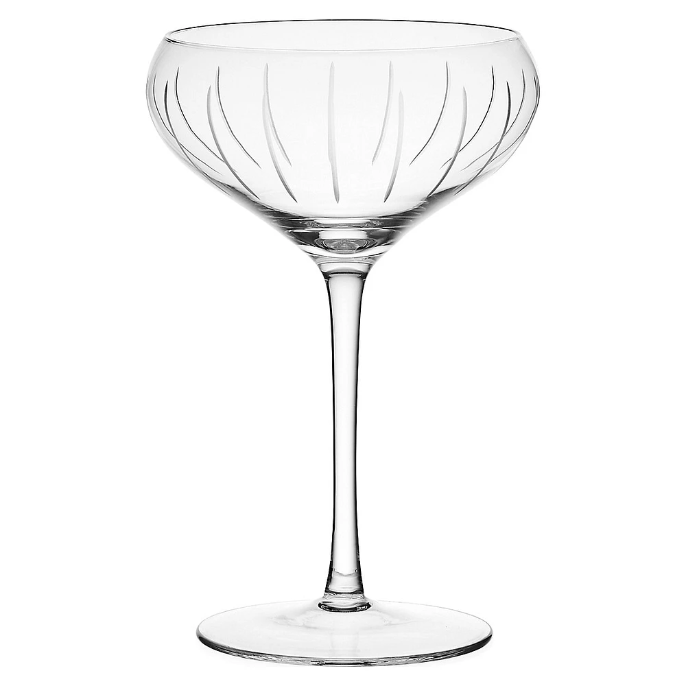 Cheers 4-Piece Coupe Cocktail Glass Set