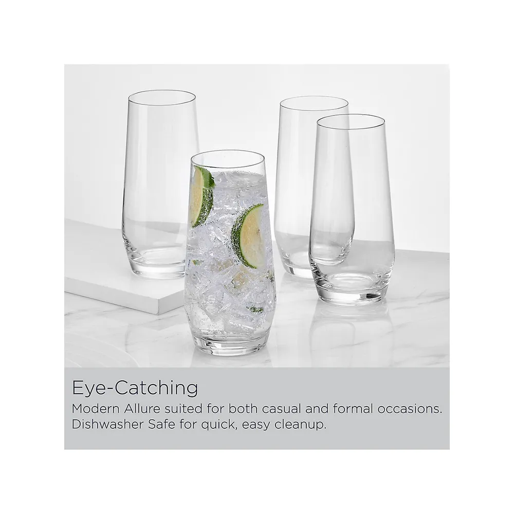 Samantha 4-Piece Highball Glass Set