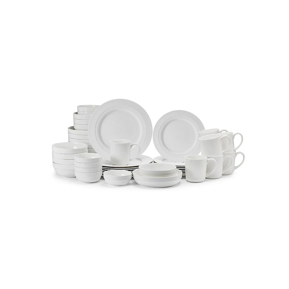 Bentlee 48-Piece Bone China Dinnerware Set