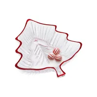 Celebrations Tree Dish With Red Trim