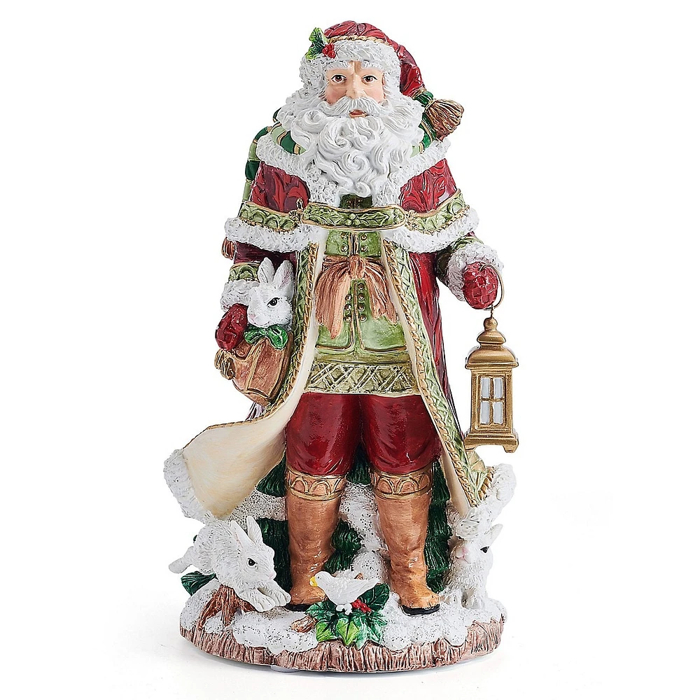 Telluride Musical Santa Figurine