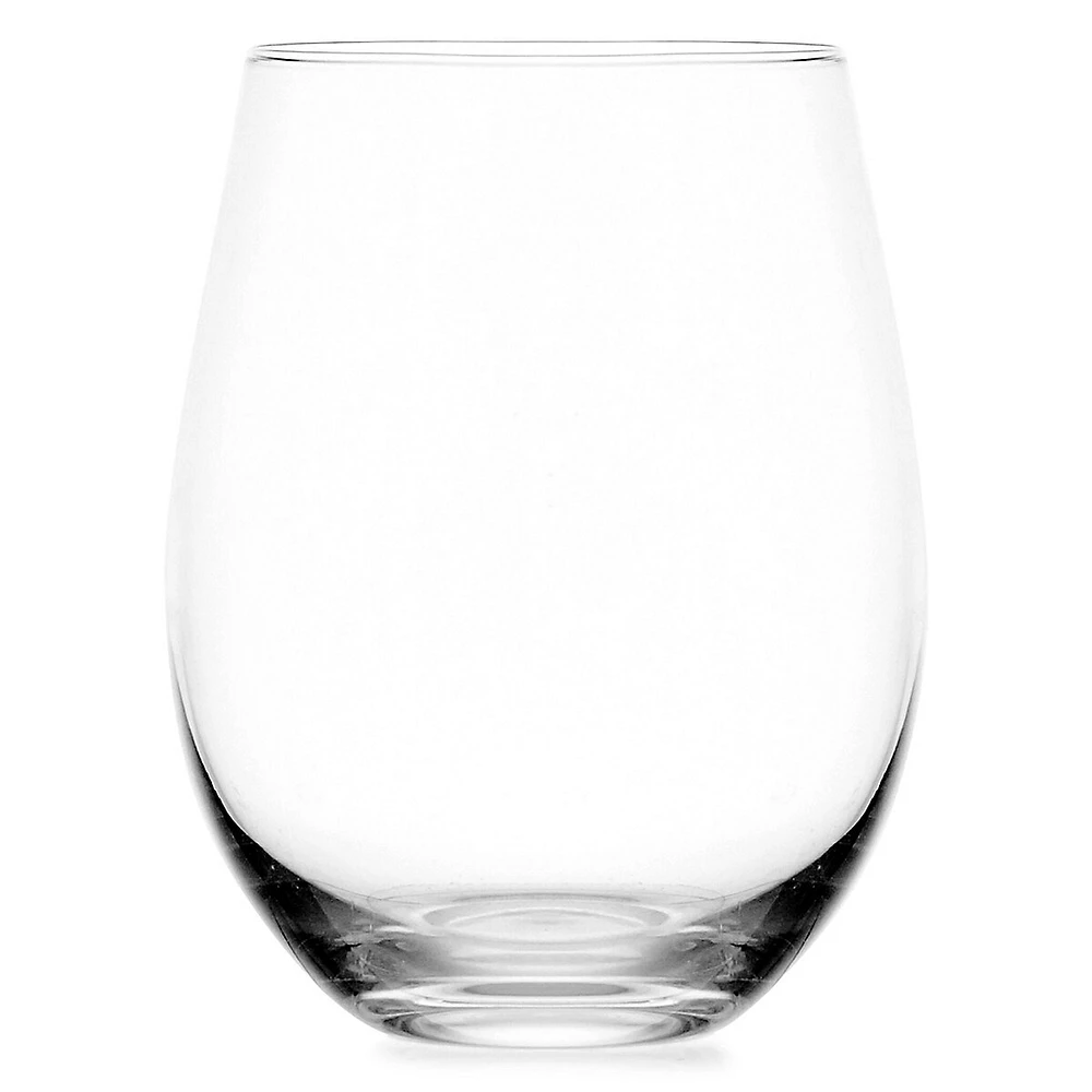 Lana 4-Piece Stemless Wine Glass Set