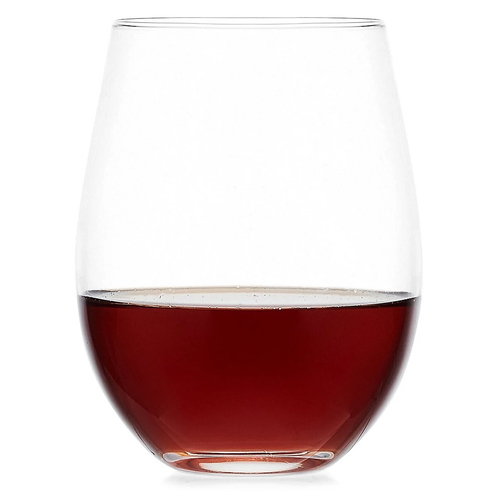 Lana 4-Piece Stemless Wine Glass Set