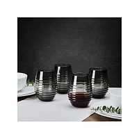 Ciara 4-Piece 18 OZ. Stemless Wine Glasses Set