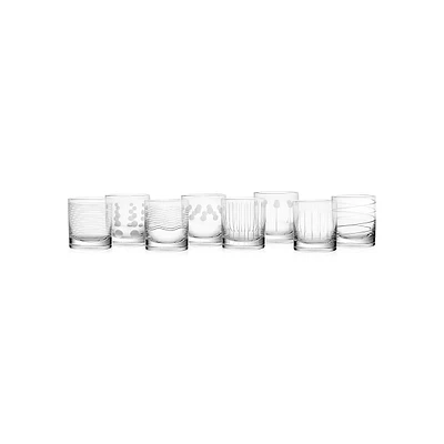 Cheers 8-Piece Double Old Fashioned Glass Set