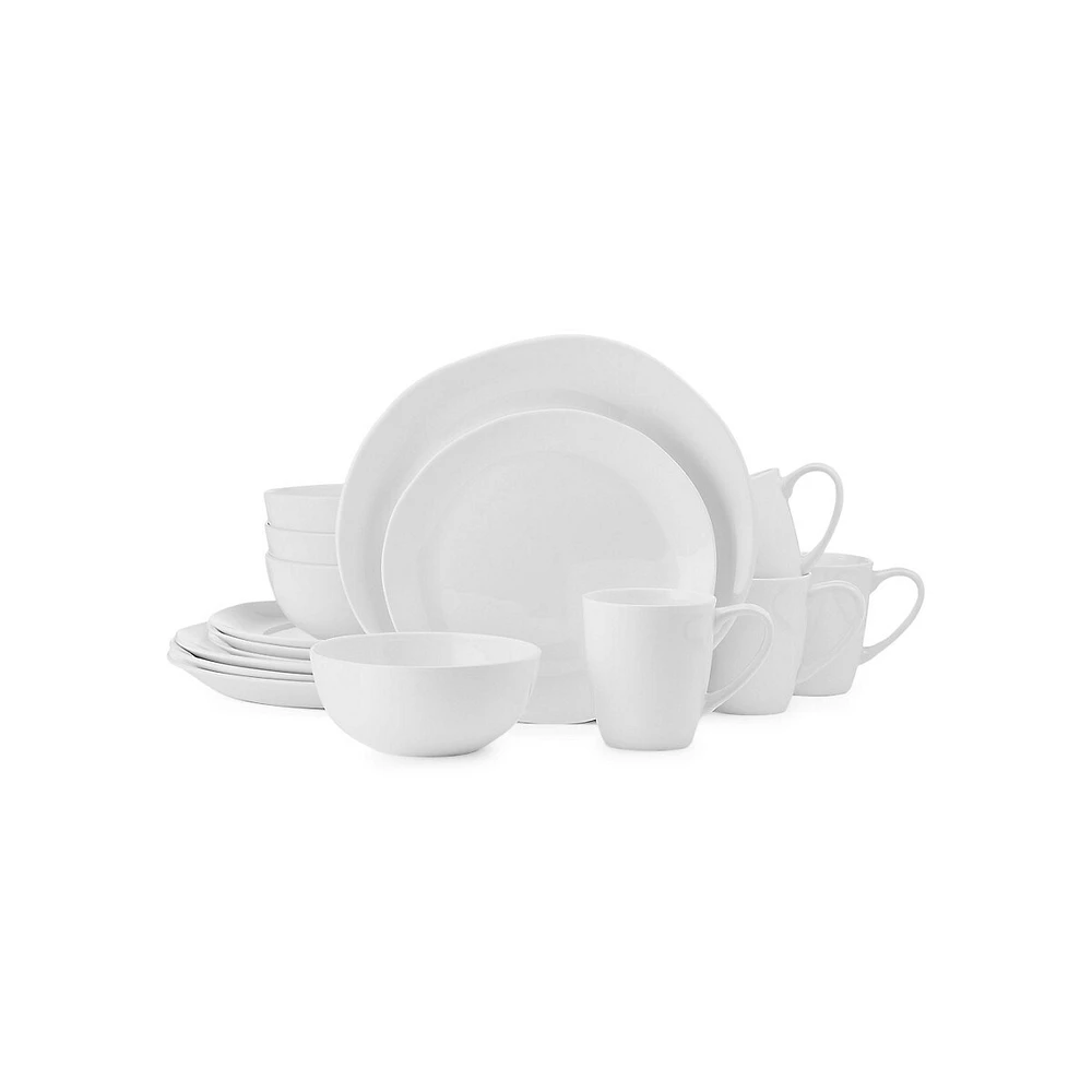 Gracyn Vegan Bone 16-Piece Dinnerware Set