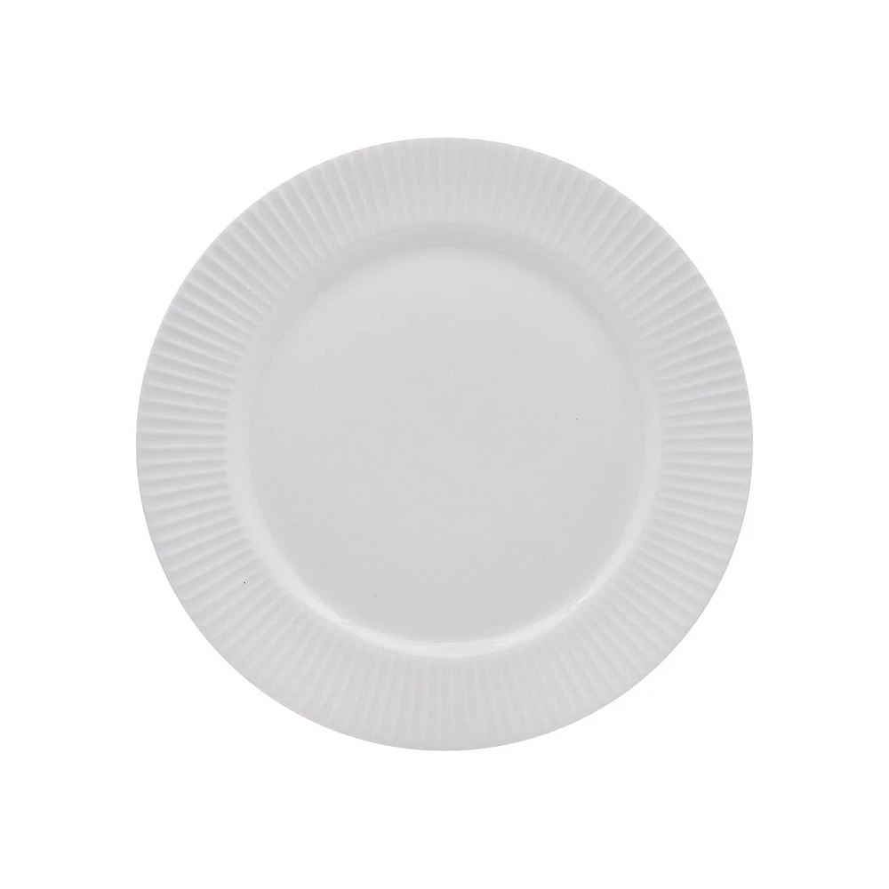 Cheers White 20-Piece Bone China Dinnerware Set, Service For 4