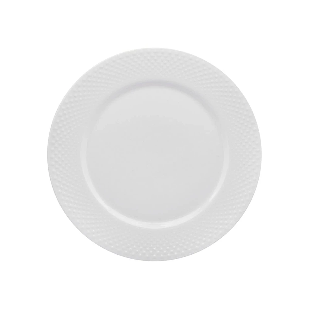 Cheers White 20-Piece Bone China Dinnerware Set, Service For 4