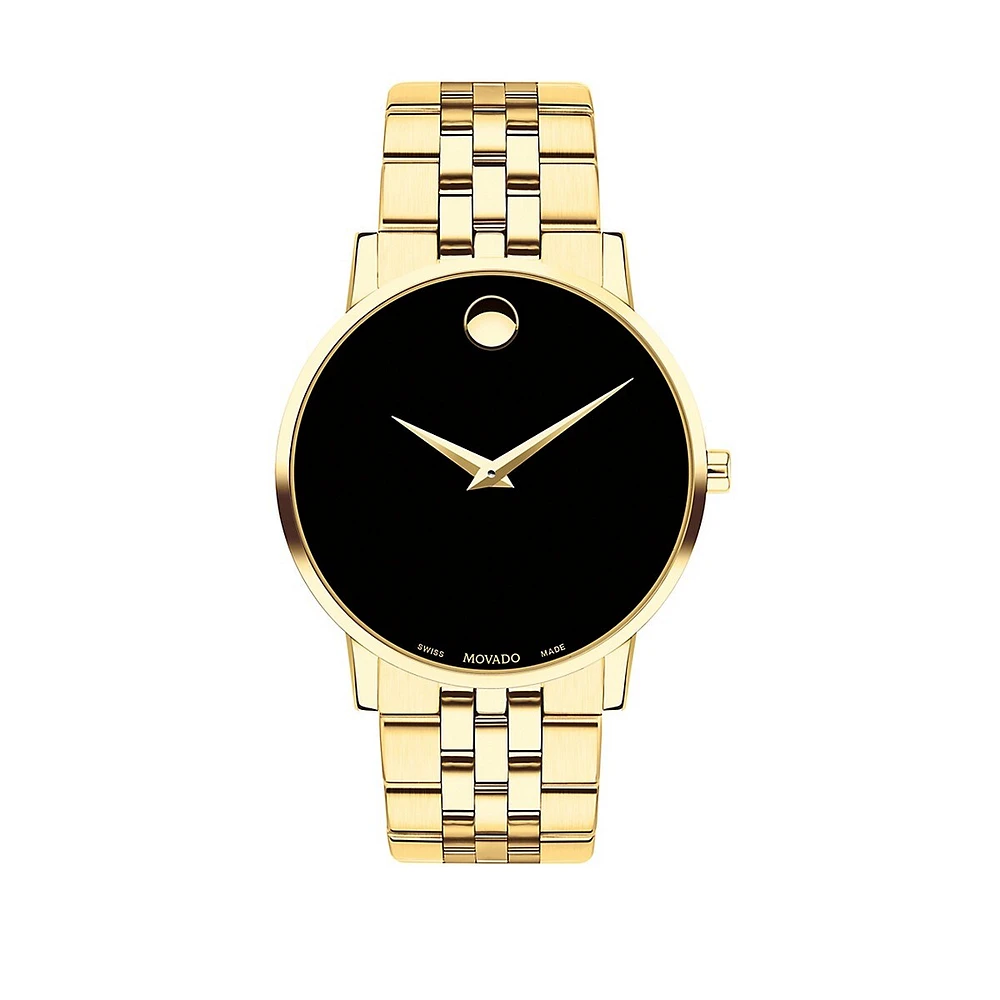 Museum Classic Goldtone Stainless Steel Bracelet Watch