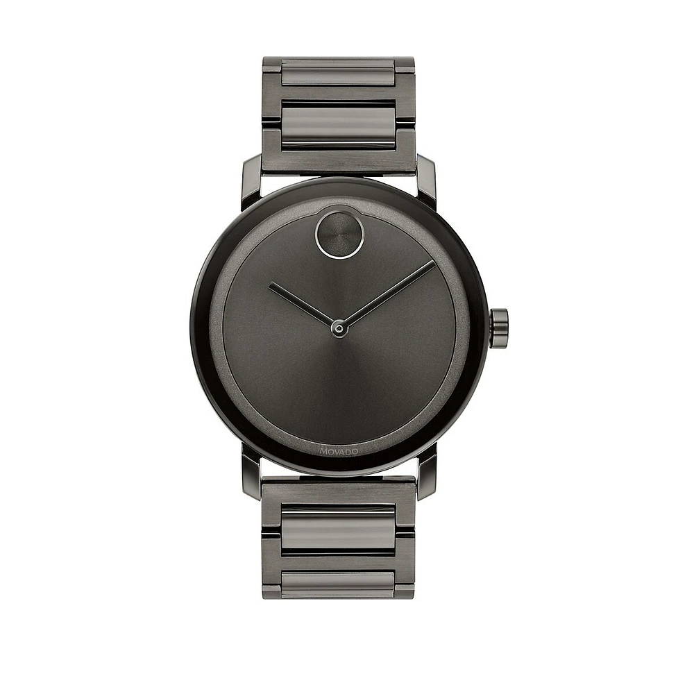 Montre-bracelet analogique en acier inoxydable Bold