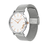 Perry Stainless Steel Mesh Bracelet Watch
