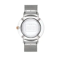 Perry Stainless Steel Mesh Bracelet Watch