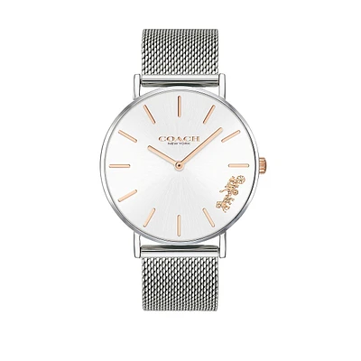 Perry Stainless Steel Mesh Bracelet Watch