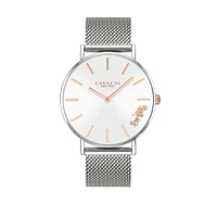 Perry Stainless Steel Mesh Bracelet Watch