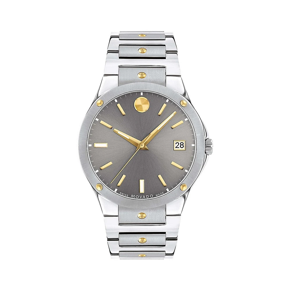 Stainless Steel & Yellow Gold PVD Bracelet Watch​ 0607514