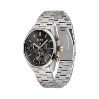 Champion Chronograph Stainless Steel & Rose-Goldtone Bracelet Watch