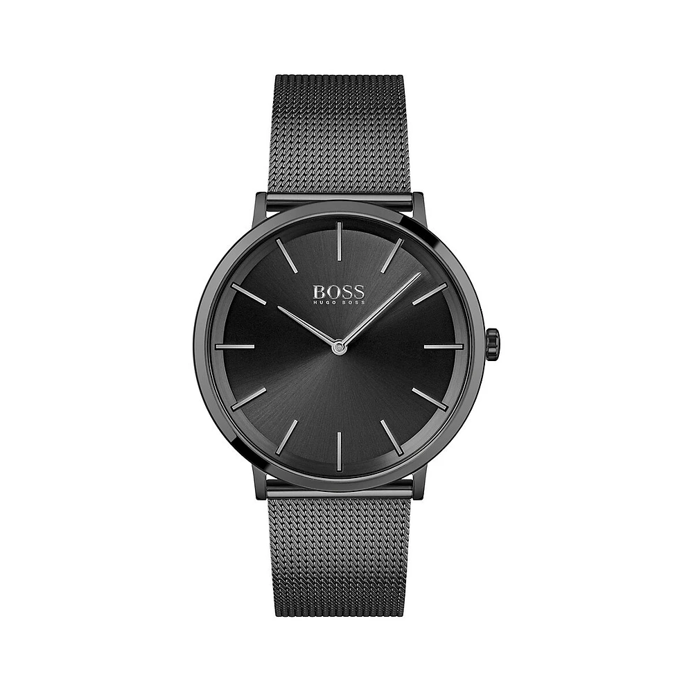 Skyliner Stainless Steel Mesh Bracelet Watch