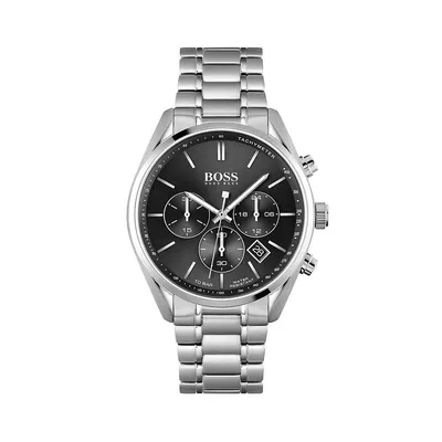 Champion Stainless Steel Chronograph Watch