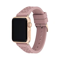 Logo Embossed Apple Watch Strap
