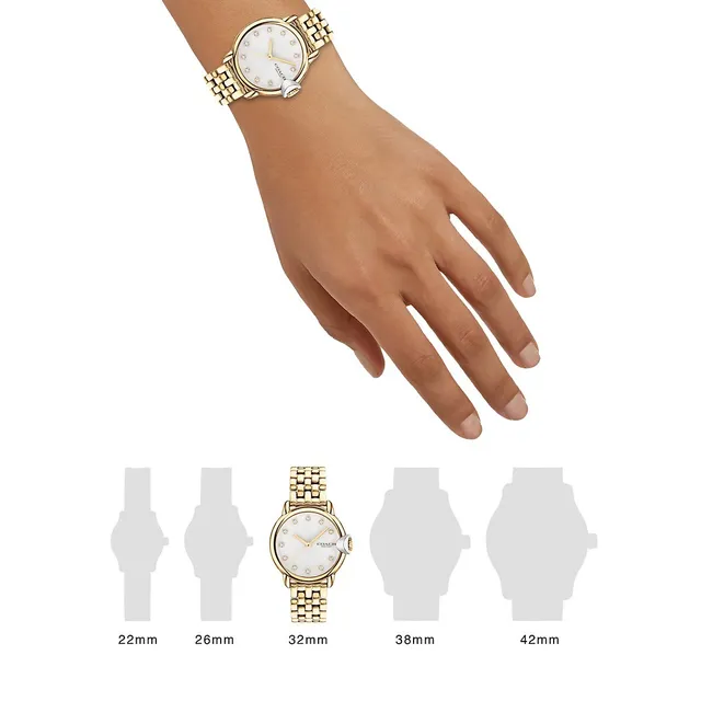 COACH Cadie Goldtone Bracelet Watch 14504036 | Metropolis at Metrotown