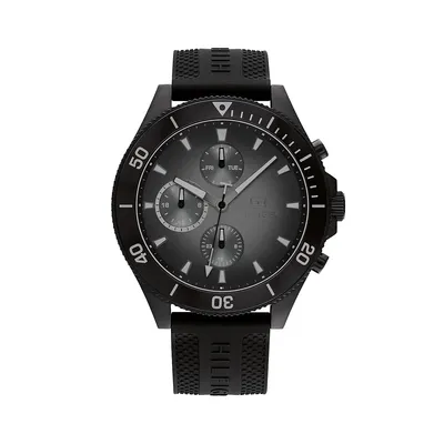 Larson Stainless Steel & Silicone Strap Watch​ 1791921