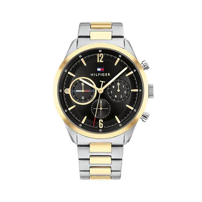 Montre-bracelet chronographe en acier inoxydable deux tons Matew 1791944