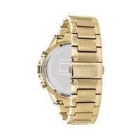 Goldplated Steel Bracelet Chronograph Watch 1791969
