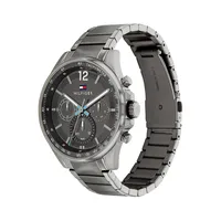 Ionic-Plated Grey Steel Chronograph Bracelet Watch 1791975