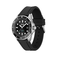 Ace Stainless Steel & Silicone Strap Watch 1513913