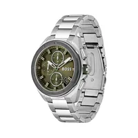 Volane Stainless Steel 3-Link Bracelet Chronograph Watch​ 1513951