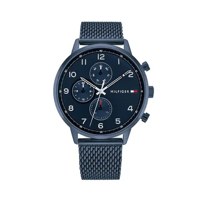 Iconic Plated Blue Steel Bracelet Watch 1791990