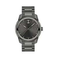 Verso Quartz Ionic-Plated Gunmetal Watch 3600735