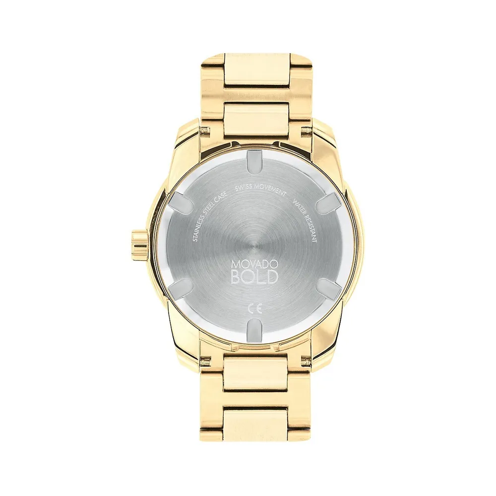 Verso Quartz Ionic Gold Plated Watch 3600735