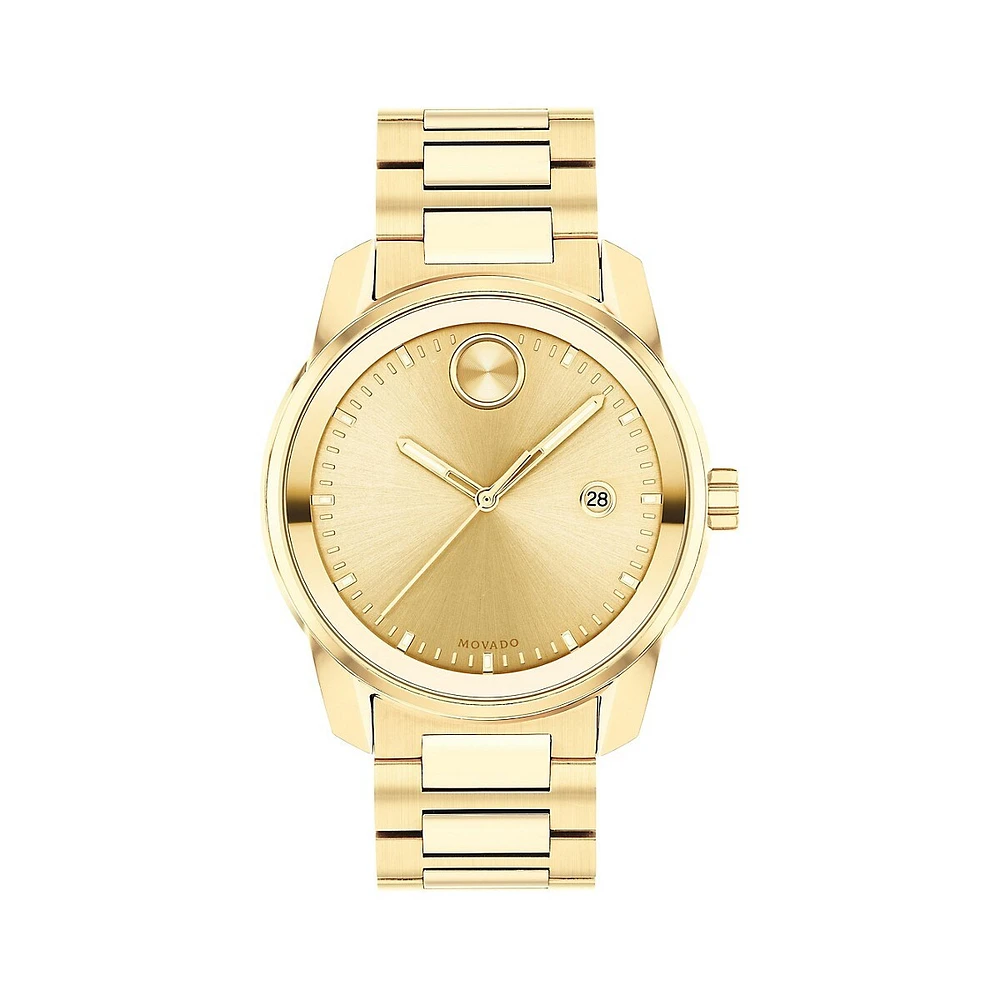 Verso Quartz Ionic Gold Plated Watch 3600735