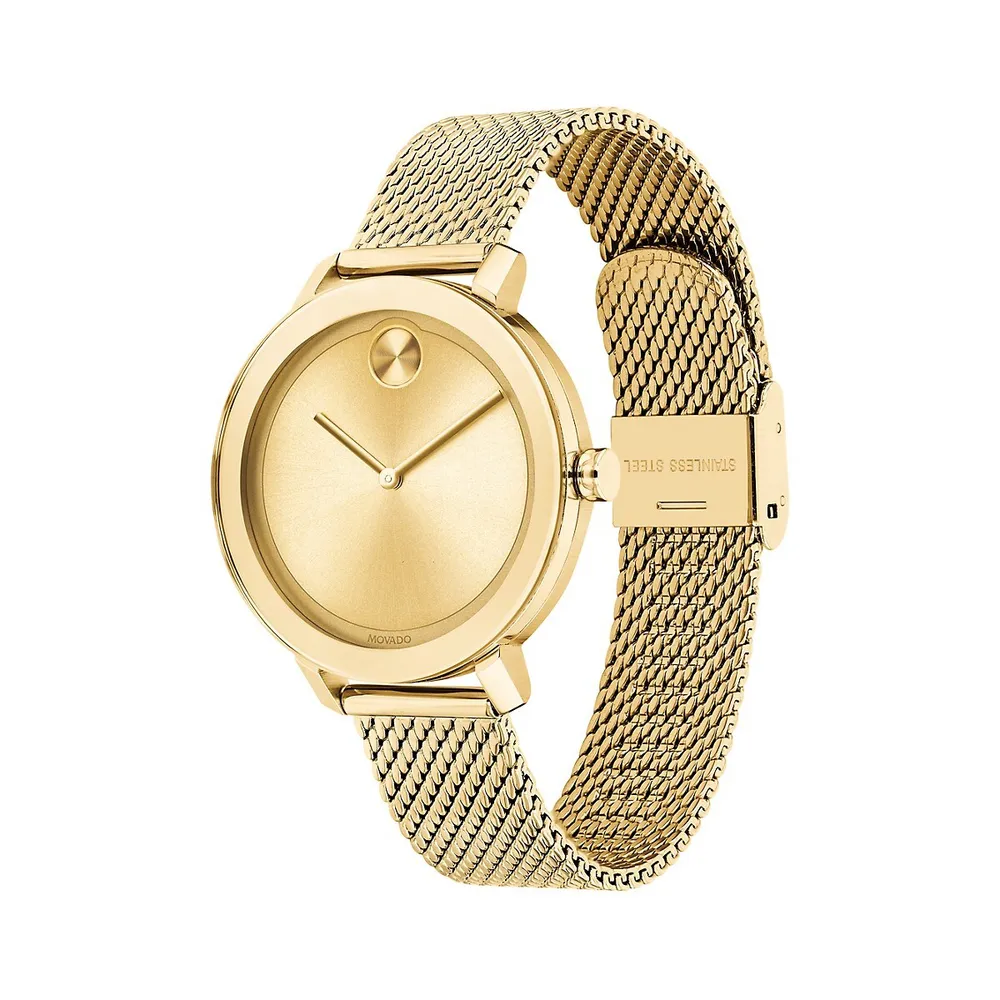 Stainless Steel Mesh Bracelet Watch