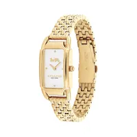 Cadie Goldplated Stailnless Steel Bracelet Watch 14504042