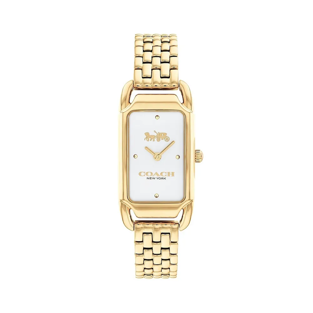 Cadie Goldplated Stailnless Steel Bracelet Watch 14504042