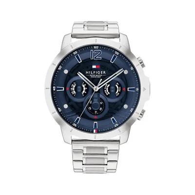 Blue Dial & Stainless Steel Multi-Function Bracelet Watch 1710492