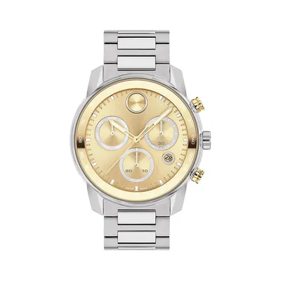 Bold Verso Two-Tone Stainless Steel Watch 3600907