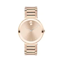 Bold Horizon Rose Gold Ion-Plated Stainless Steel Bracelet Watch 3601089