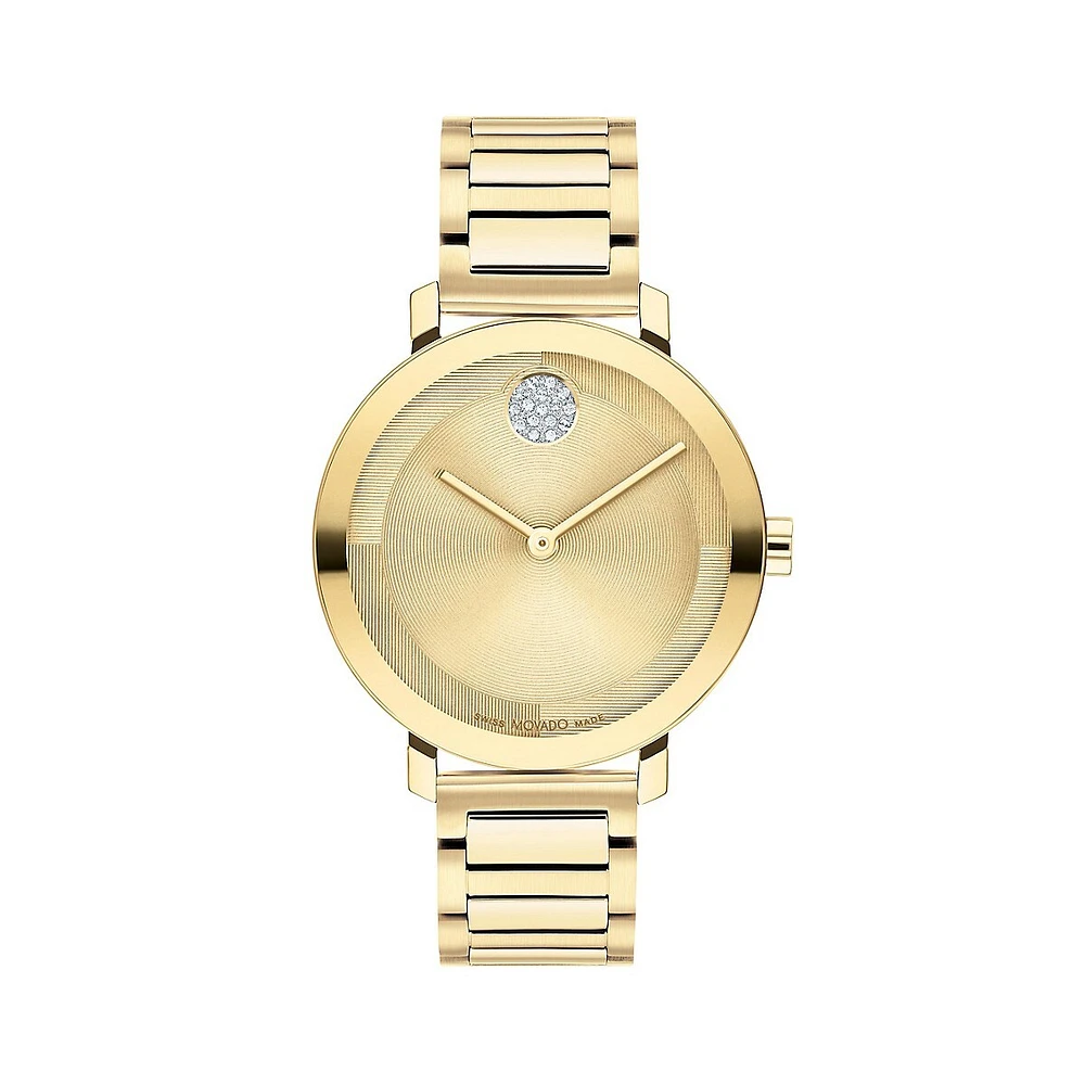 Evolution 2.0 Goldtone Ionic-Plated Stainless Steel Bracelet Watch 3601106