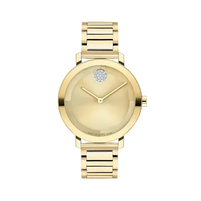 Evolution 2.0 Goldtone Ionic-Plated Stainless Steel Bracelet Watch 3601106