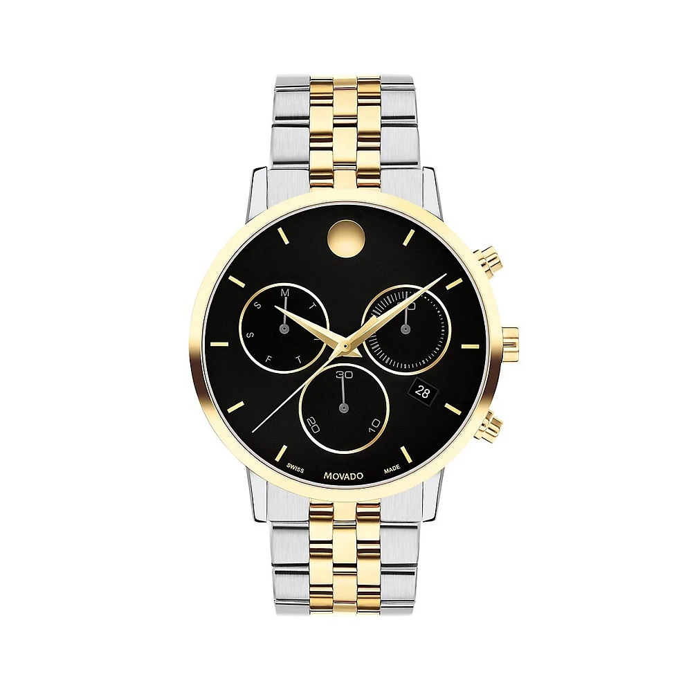 Museum Classic Chrono Two-Tone Stainless Steel Bracelet Watch 0607777