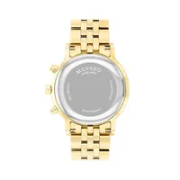 Museum Classic Chrono Goldtone PVD Stainless Steel Bracelet Watch 0607810