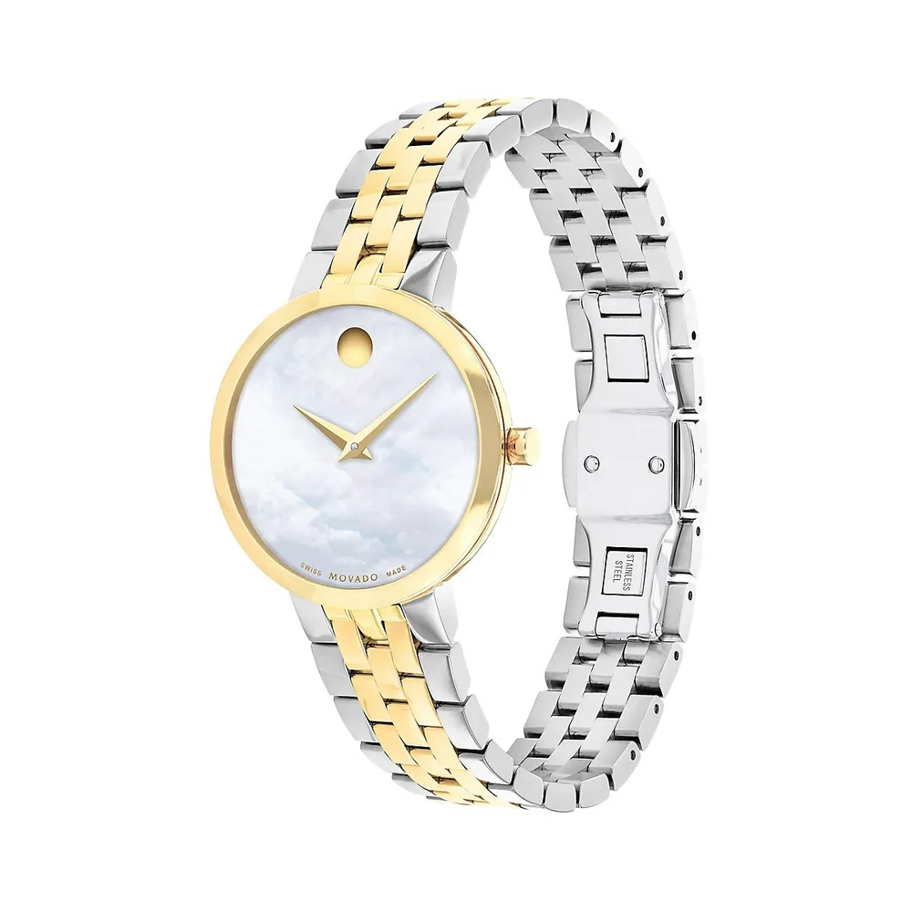 Museum Classic Two-Tone Stainless Steel Bracelet Watch 0607812