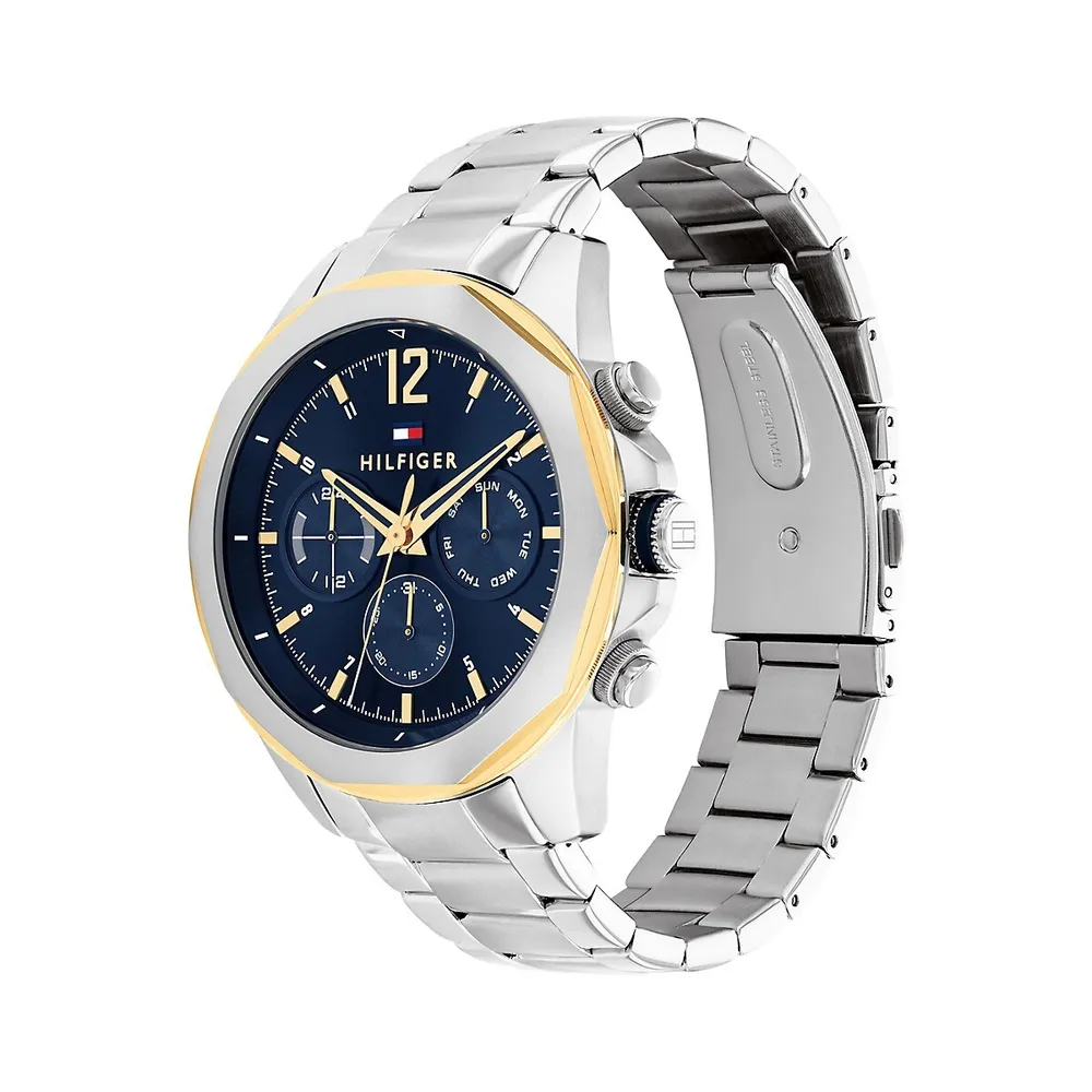 Two-Tone Stainless Steel Multifunction Watch 1792059