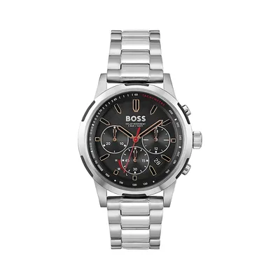 Montre chronographe à bracelet en acier inoxydable Solgrade 1514032