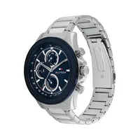 Blue Ionic-Plated Stainless Steel Bracelet Multifunction Watch 1792080