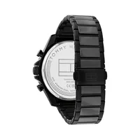 Clark Black Ionic Plated Steel Bracelet Mulitfunction Watch 1792081